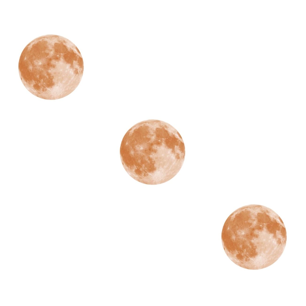 ifundom 3 Stücke Glow Dark Decke Aufkleber Für Schlafzimmer Mond Aufkleber Kinder