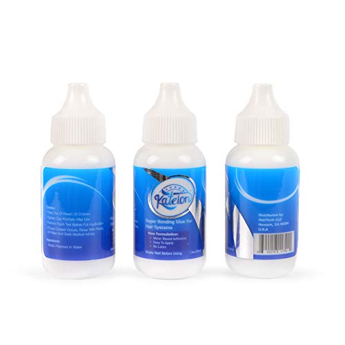 Lace Wig Glue 1.3OZ Hair Replacement Adhesive-Invisible Bonding Glue Extra Moisture Control- Light Hold For Poly and lace Hairpieces, Lace Wigs, Closure Frontal, Toupee Systems