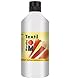 Marabu 17160075070 - Textil Stoffmalfarbe für helle Stoffe, Weiß 500 ml, Druckfarbe auf Wasserbasis, waschbeständig bis 60°C, Fixierung durch Bügeln o. Backofen