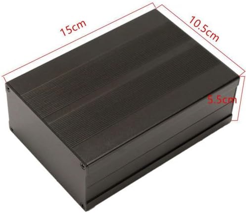 DIY Enclosure Case Aluminum Box Circuit Board Project Electronic 15010555MM