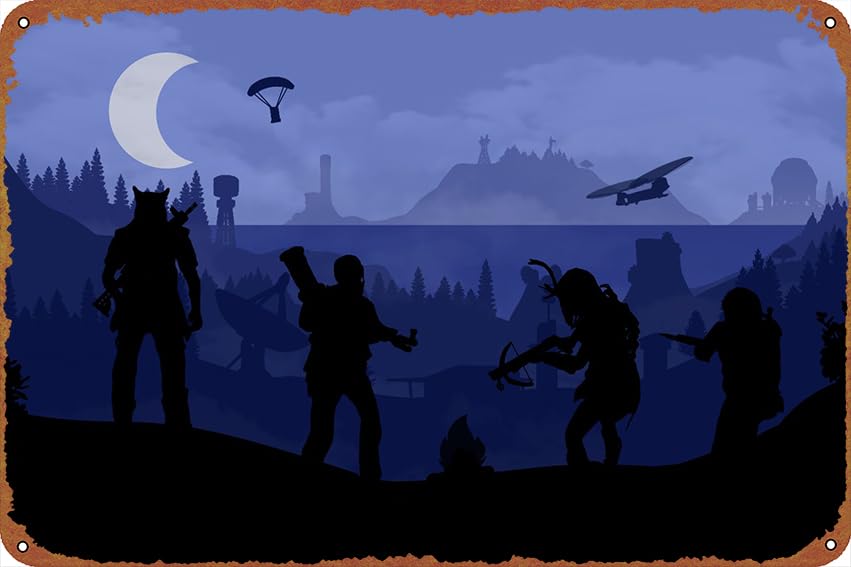 Snapklik.com : Rust Video Game Vintage Metal Sign Tin Sign Poster ...