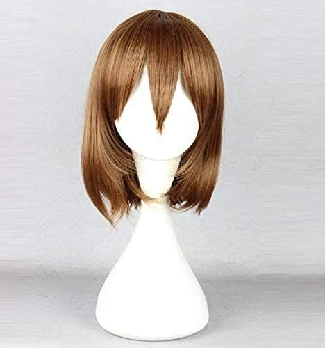 ydoundydound Anime Coser wig Chara Frisk Wig Brown Undertale Cosplay Wigs+ Wig Cap Heat Resistant Synthetic Hair
