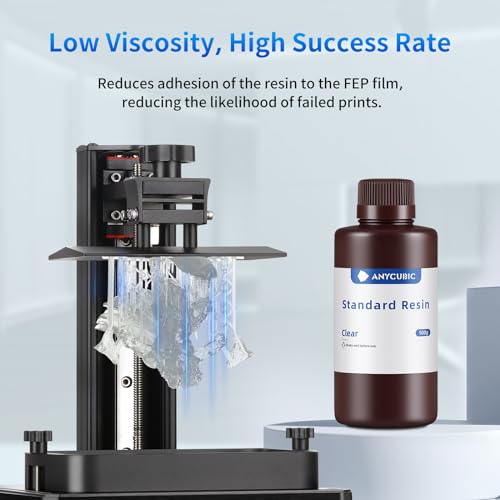 image for ANYCUBIC 3D Printer Resin, 405nm SLA UV-Curing Resin with High Precisi