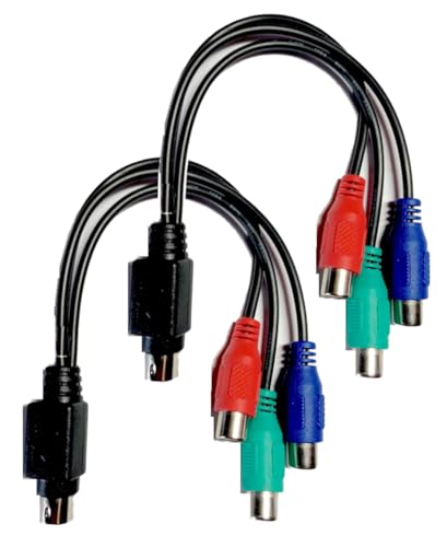 Kyper 7-Pin S-Video to 3 RCA RGB Cable
