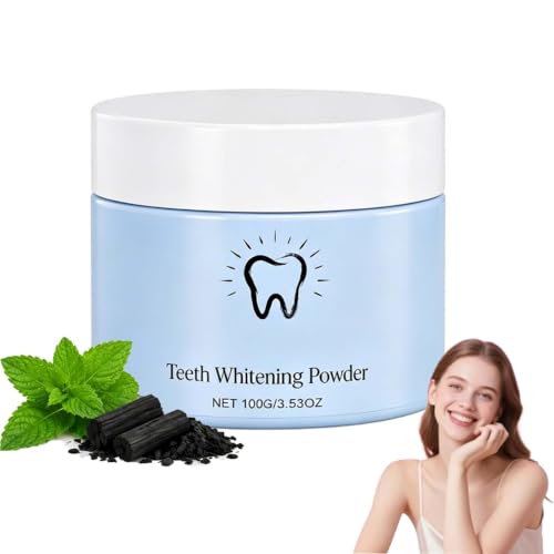 Hikari Teeth Whitening Powder Natural Tooth Powder for Teeth Whitening für Zahnschmelzschutz Frischer Atem 3-in-1 Natural Formula At Home Oral Brightening Tooth Care Powder 100G
