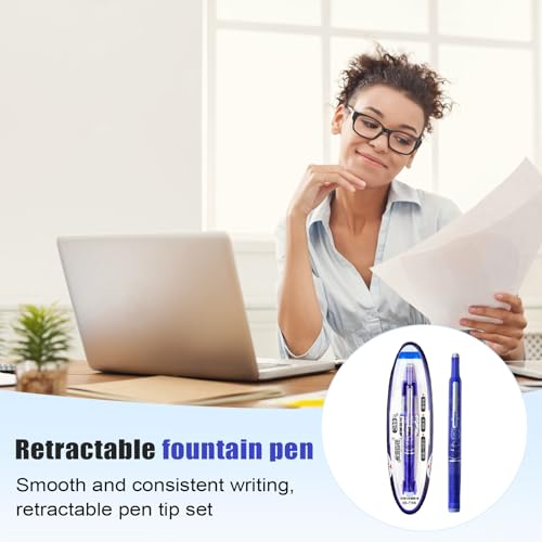 Stylo plume rétractable à encre pour calligraphie et journal intime - 3