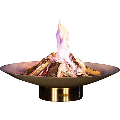 Fire Pit Art Bella Vita46-FPA-MLS120-NG-AWEIS Fire Pit NG, Metal