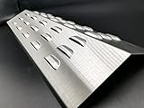 KOCH #21 Edelstahl Flammenverteiler 430 x 160mm Flammenblech/Brennerabdeckung/Aromaschiene V2A Ersatzteil - Massive Qualität: Stärke 1,25mm!