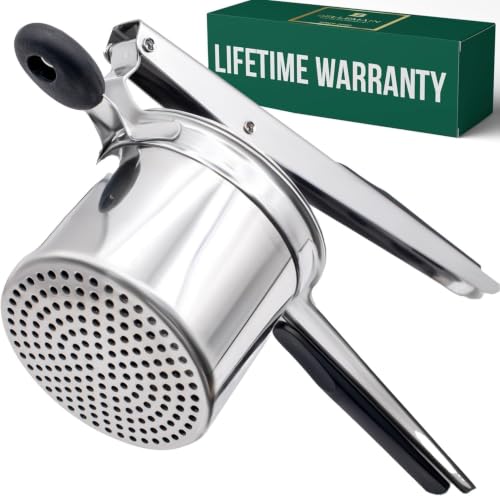 Bellemain Large Potato Ricer 15oz &ndash; Heavy Duty Stainless Steel Potato Masher for Smooth Mashed...