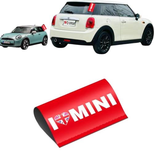 【注目度500%の存在感!】MINI F55 F56 R60 R61 R50 R53ステッカー オリジナルデザイン かっこいい リアドア ラベル チーム車両サポートグッズ チーム応援グッズ 防水性 光沢赤 両面テープ付き 簡単組立 エンブレム 車用装飾 ア