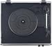 Crosley CR6048A-BK Strobe Bluetooth Vinyl Record Player with Music Sync Color Changing LED Lights, Black