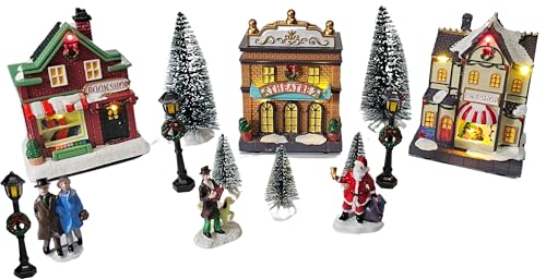 Bambelaa! Weihnachtsstadt 8-14cm Winterdorf Weihnachtsdorf...