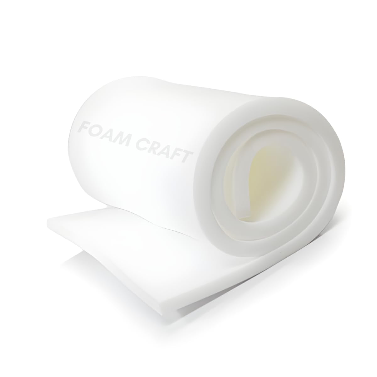 FOAM CRAFT Upholstery Foam Sheet for mattress topper, high chair cushion filler, foam cut to size soft sitter & firm foam mattress outdoor cushions sofa bed foam (55x120x5cm) โ image 1