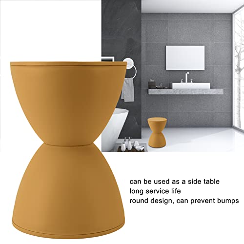 Table d'appoint ronde moderne en plastique double face pour café - 5