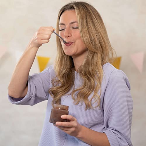 WELLNUSS Eispulver für Eismaschine, Cremiges Speiseeis, Eiscreme Pulver für Eis selber machen mit oder ohne Softeismaschine, Eismischung für 24 Portionen Schokoeis, Softeispulver Schoko Deluxe – Bild 5