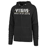 NHL '47 Hoody Las Vegas Golden Knights Ovation Headline Jacke Zip Eishockey Hooded Sweater Pullover (X-Large)
