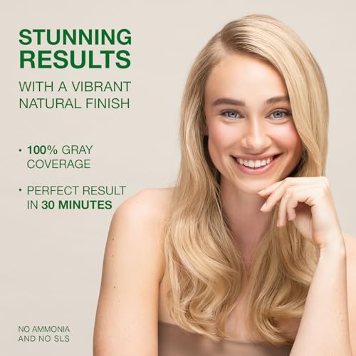Image of Naturigin Permanent Hair Color, 10.0 Platinum Blonde, Ammonia Free, 100% Gray Coverage, Nourishing Natural Formula, For All Hair Types, Long-Lasting, Vegan & Cruelty-Free, 1 Pack
