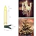 Sunjas 50PCS LED Flameless Candles Battery Operated Christmas Tree Candles with Remote, Button Cell Battery, Timer, Dimmer Battery Candle Flickering Warm Light Window Candle Christmas Home Decor