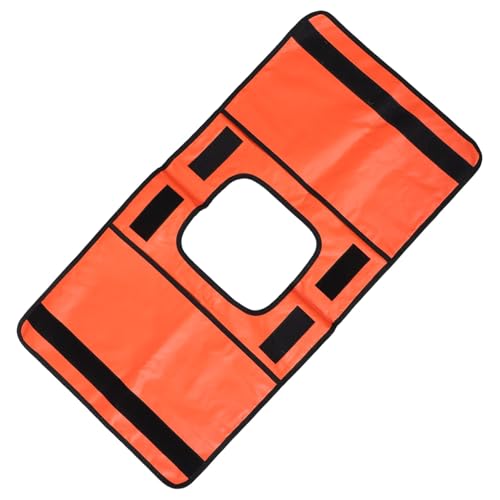 Coussin amortisseur orange contre la rupture de câble de treuil en sécurité nocturne