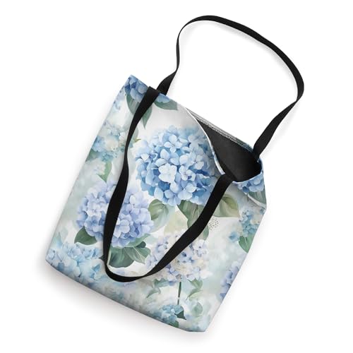 Bolso Tote Floral Blue Hydrangeas miniatura 2