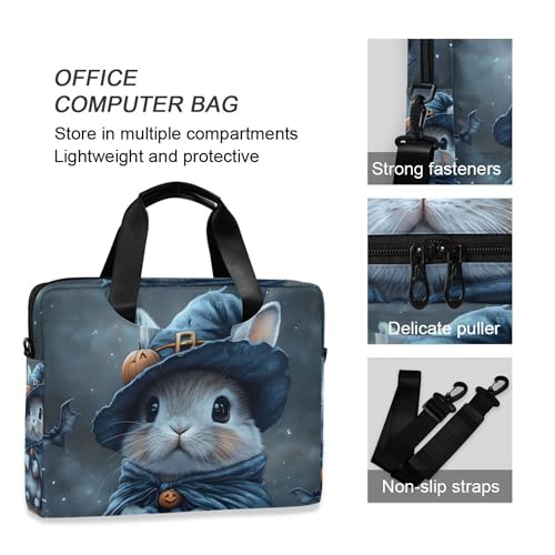 Funda Laptop con Diseño Conejo Halloween 13-15.6 Pulg miniatura 5