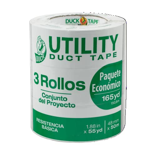 Image of Duck Tape Brand Utility Duct Tape, Silver, 1.88 in. x 55 yd., 12 Rolls (241638)