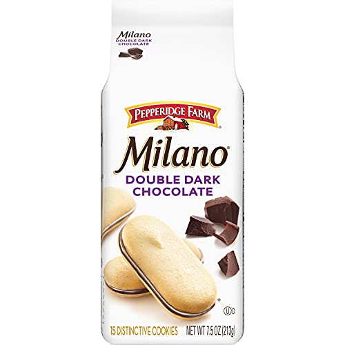 Image of Pepperidge Farm Milano Double Dark Chocolate Cookies, 7.5 oz. Bag