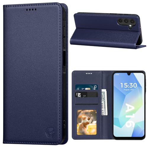 Kirnntca Handyhülle für Samsung Galaxy Hülle, Kartenfach Premium PU Leder Klapphülle Schutzhülle, Standfunktion Tasche Flip Case für Samsung Galaxy Hülle