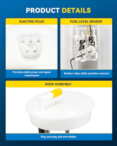 Image of PHILTOP Electric Fuel Pump Assembly Fits for Acura MDX 2003 2004 2005, FG0961
