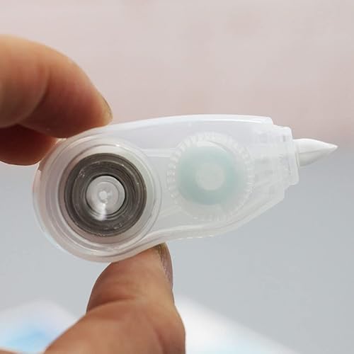 Miniatura 8 de Operitacx Cinta correctora de 6 piezas de corrección de rodillos de corrección de blanqueamiento, suministros de limpieza fácil de usar para