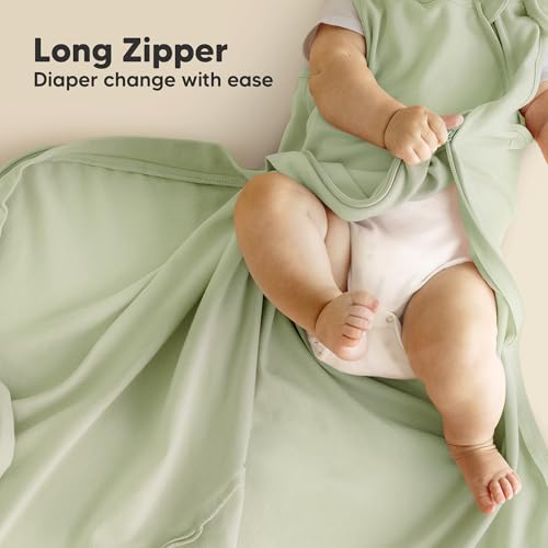 Image of 2-Pack Organic Baby Sleep Sacks, 100% Cotton 0.5TOG (Roarsome, 18-24M) | Soft Breathable, Baby Wearable Blanket, Toddler Sleeping Sack 18-24 Months, Easy to Wear Transitional Swaddles for Newborns
