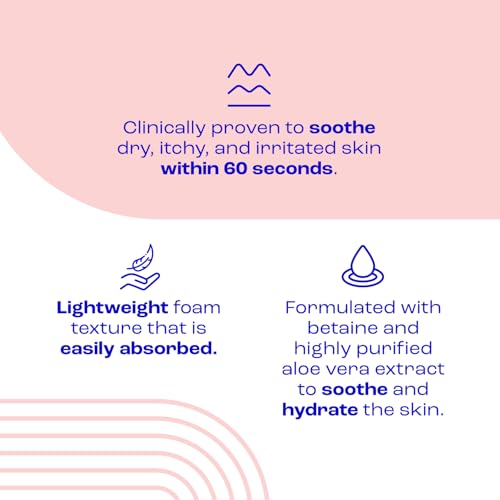 E45 Itch Relief Coolmousse 100ml – Face and Body Foam for Dry Skin, Itchy Skin and Irritated Skin - Cooling Foam to Soothe Itchy Skin - Image 4