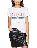New Look Bella Fleur Camiseta, Blanco, 38 para Mujer