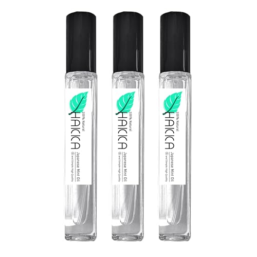 &SH 天然100% ハッカ油 スプレー 30ml (10ml×3本セット)/ 花粉 対策 虫除け 虫よけ 冷感 メントール ハッカオイル 消臭