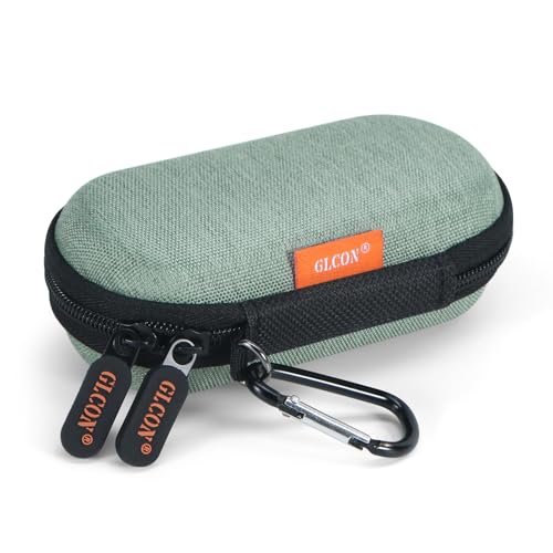Image of Small Carrying Case for Kardiamobile EKG Monitor - Hard Portable Travel Case Storage Pouch Bag for Apple Airpods, Earpods, Wireless Earbuds, Wired Earbuds, IEM Earphone, in-Ear Monitor, USB Cable