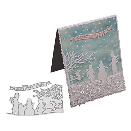 Fogun Hiver Matrices De Découpe, Metal Coupe Dies, BRICOLAGE Scrapbooking Cutting Dies DIY Carte Cadeau