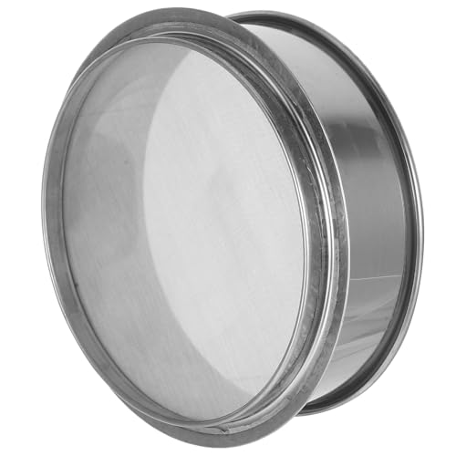 Mipcase Cedazo Redondo de Acero Inoxidable 15 Cm para Cerámica, Filtro de Malla Fina para Pintura y Arcilla, Colador Multiusos Práctico para Herramientas de Arcilla y Proyectos de Esmalte