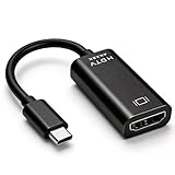 Facile à utiliser : Cable usb c vers hdmi facile à utiliser, aucun pilote requis. Diffusez directement depuis vos appareils USB-C sur un grand écran sans paramètres ni Wi-Fi requis.