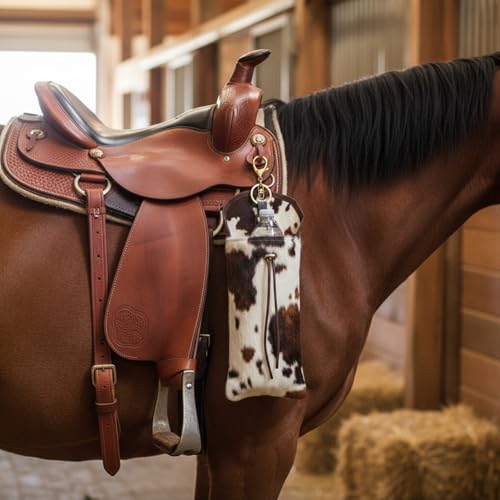 Sosation Saddle Water Bottle Holder with Pocket Horse Saddlebag,Tricolor by Sosation - Image 5