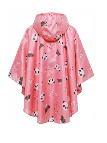 Image of SaphiRose Lightweight Kids Rain Poncho Waterproof Jacket Zipper Up Rain Coat
