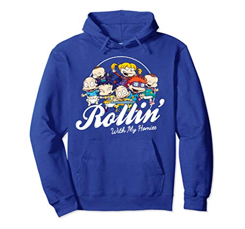 Rugrats 86NE0878CJJ Rollin With My Homies Baby Group Hoodie cover