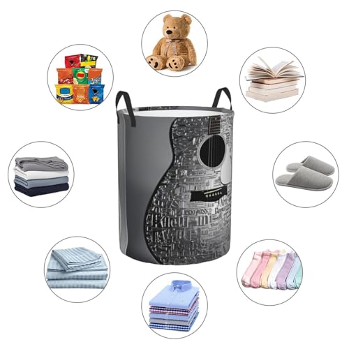Panier à linge haut guitare pour rangement couvertures de chambre - 7