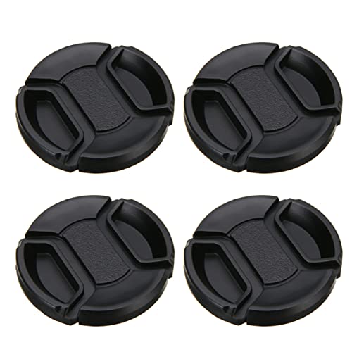 LAPYAPPE 4Pcs Splashproof Camera Lens Cover Snap Lens Protector for Lightweight Durable Design Provides Reliable Protection for Your Camera Lens