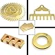 8 Stück Messingblech Thick 0,5mm x 50mm x 50mm Metallfolien Platte Messing Dünnes Blech Messingplatten Messingfolie Für DIY Schneiden Handwerk Machen