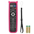 NH500UP Replace Remote Compatible with Philips TV Remote Control with Pink Glowing Cover for NH500U NH500UW NH503UP with Battery for Philips Smart TV Remote