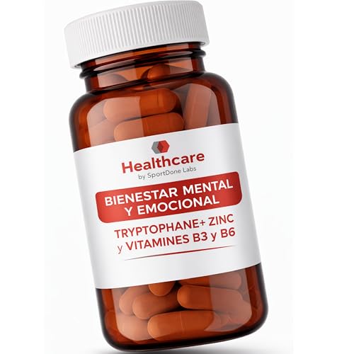 Suplemento con Zinc y Vitaminas B3 y B6 | Bienestar emocional y nervioso | 60 cápsulas vegetales | Vegano | Sin gluten ni aditivos