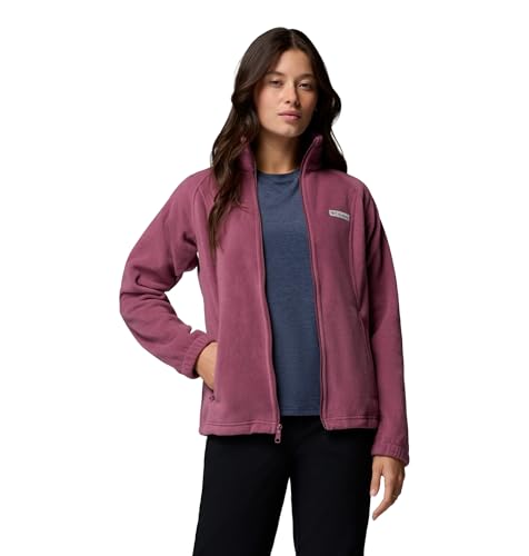 Image of Columbia Women's Plus Benton Springs Full Zip Fleece Jacket, Antique Mauve, 2X