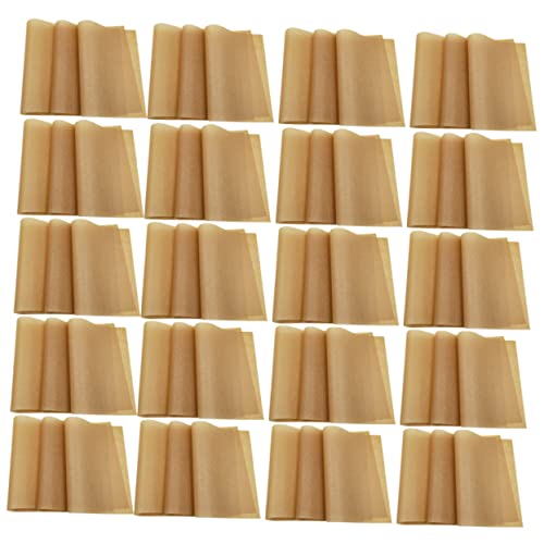 MOLUCKFU Hojas De Para Hornear Antiadherente De De Pergamino Para Cocina y Grill 25x35cm Accesorio Multiusos Para Hornear y Cocinar