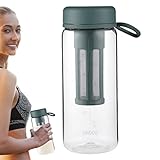 Cafetera helada de cerveza fría, a prueba de fugas, prensa portátil para cafetera helada, cafetera fría, cafetera para hacer deportes al aire libre, senderismo, gimnasio