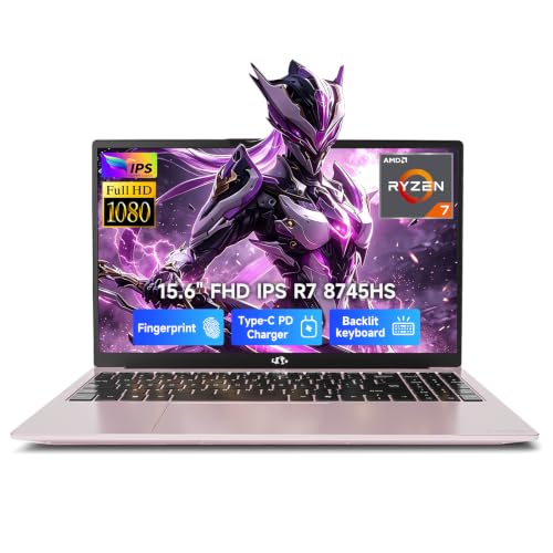 Image of NIMO 15.6 inch Light Gaming Laptop, AMD Ryzen 7 8745HS, Up to 4.9GHz, 8C /16T